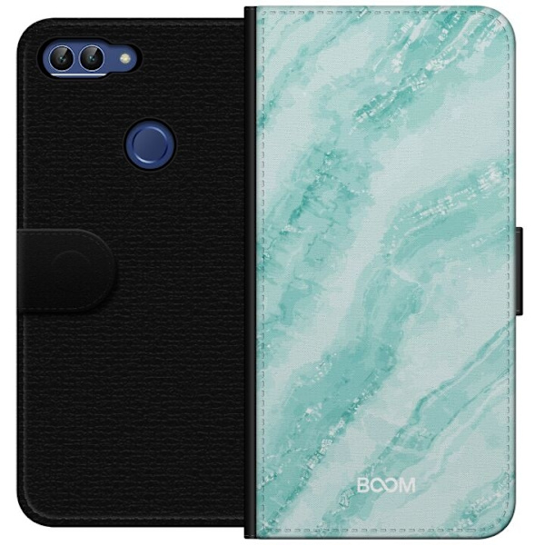 Plånboksfodral till Huawei P smart med Mint Marble