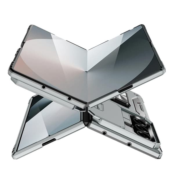 Mobilskal till Galaxy Z Fold7 5G Kickstand Slide - Grå Grå