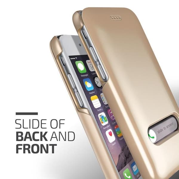 Holdbart Verus Slim Slide-cover til Apple iPhone 6/6S - Guld Guld