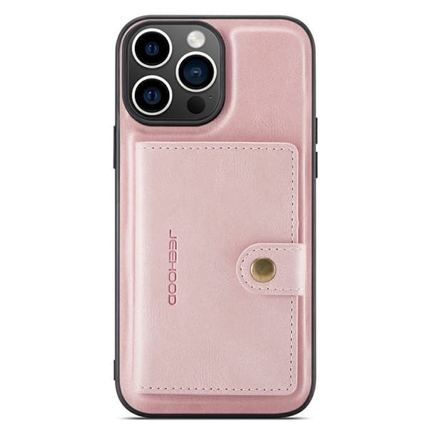 JEEHOOD Mobilskal till iPhone 15 Pro Plast - Rosa