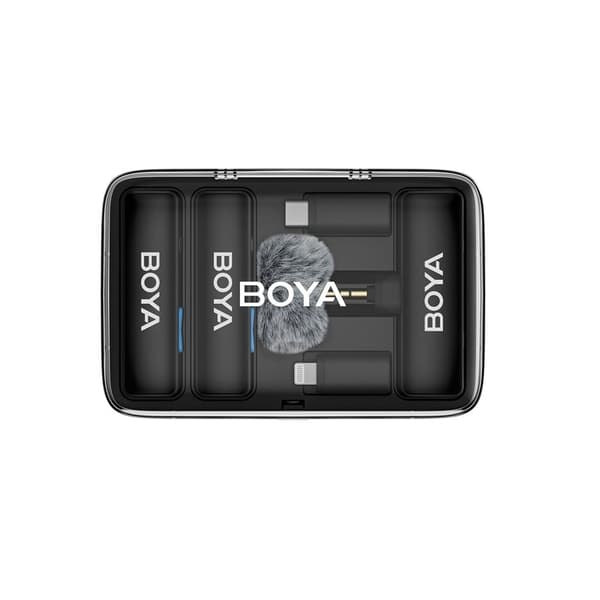 BOYA Mikrofon BOYALINK V2.0 3.5mm Trådlöst X2-system Lightning USB-C