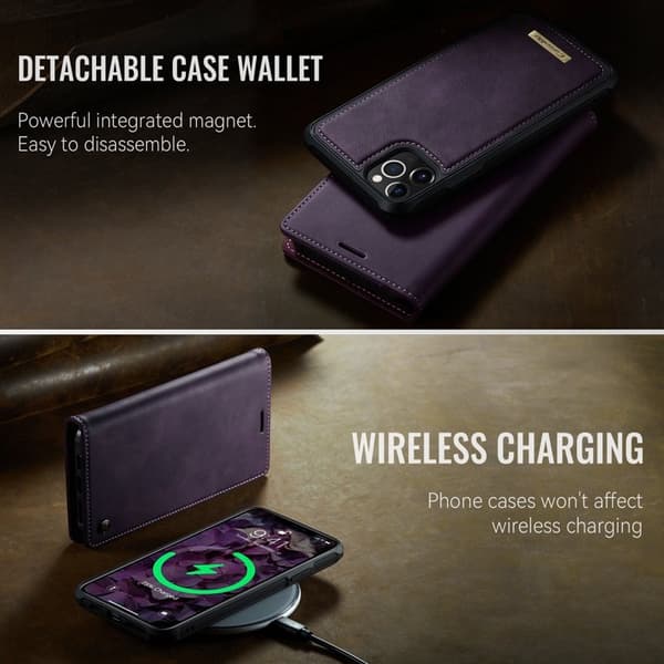 CASEME C49 Mobilskal till iPhone 11 Pro MagSafe RFID Lila