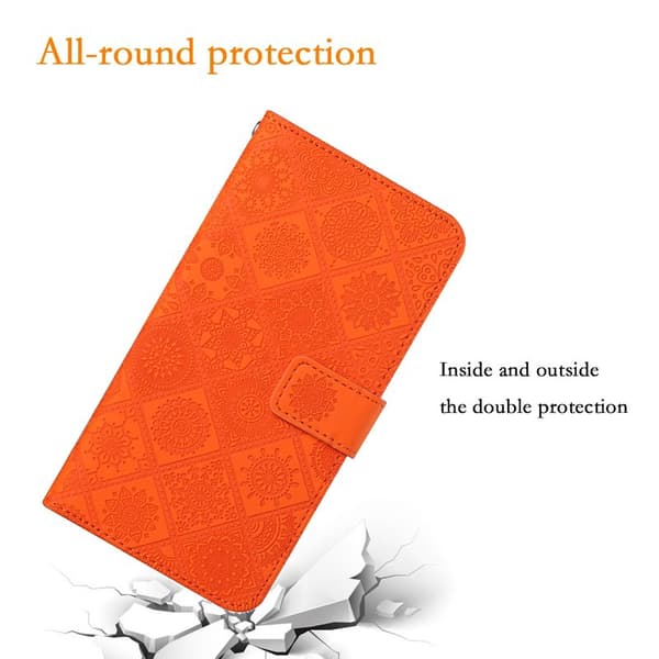 Plånboksfodral för Samsung Galaxy S26 Konstläder - Orange