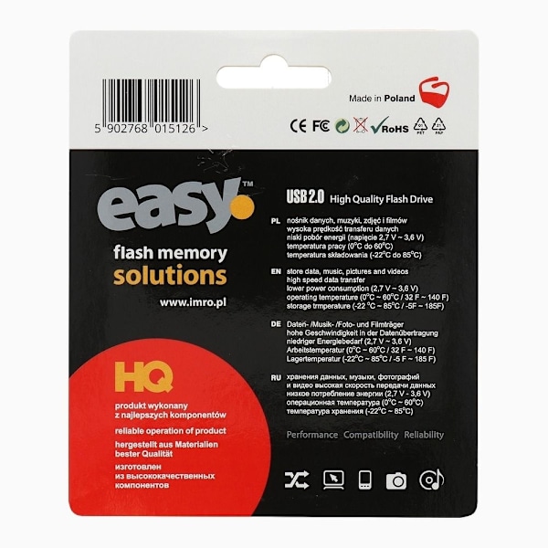 Imro Portable Memory Pendrive Easu (Eco) 16GB