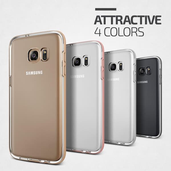 Verus Crystal Bumper Cover til Samsung Galaxy S7 Edge - Sort Black