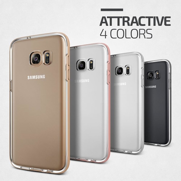 Verus Crystal Bumper Skal till Samsung Galaxy S7 Edge - Svart Svart