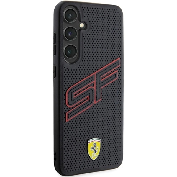 Ferrari Galaxy S24 Plus Mobilskal Big SF Perforated - Svart Svart