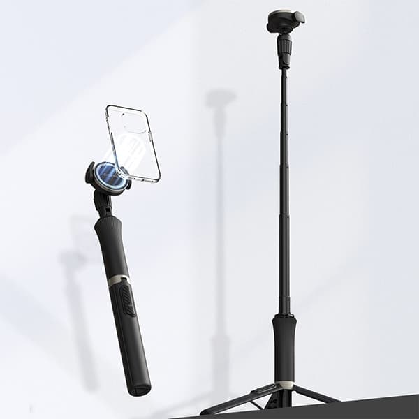 Araree Selfiestick MagSafe Tripod Bluetooth Magfie Pod Pro - Svart Black