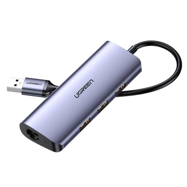 Ugreen Multifunktionel Adapter HUB 3 x USB-C - Grå