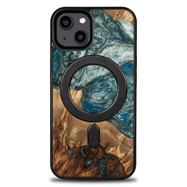 Bewood iPhone 15 Plus -matkapuhelimen suojakuori MagSafe Unique Planet Earth