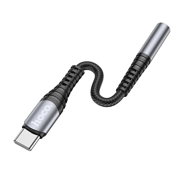 HOCO AUX 3.5mm till USB-C Adapter LS33 - Grå Grå