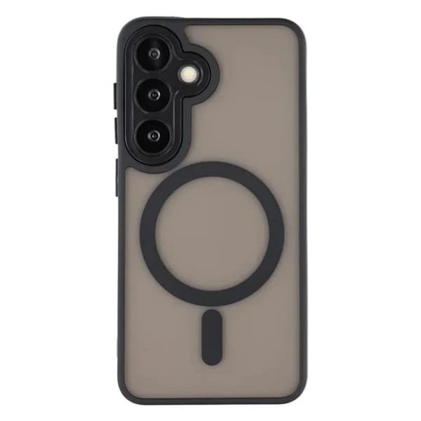 WANLONFENG Mobilskal för Samsung Galaxy S26 PC + TPU Stöttålig Magnetisk - Svart