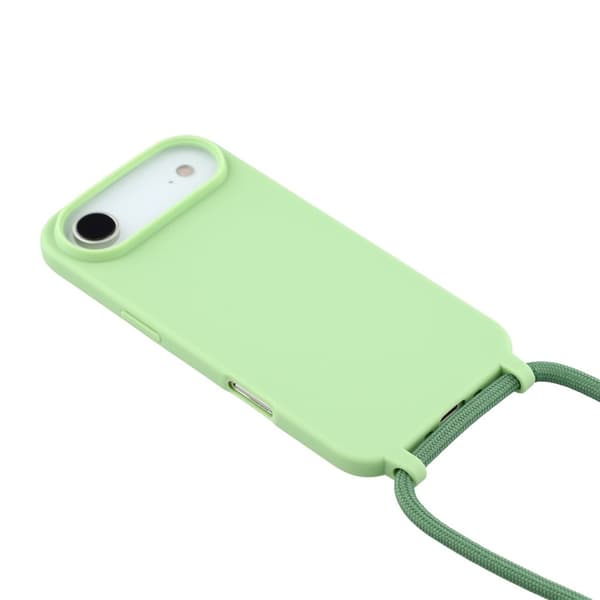 Mobilskal till iPhone Air TPU Shockproof med Lanyard - Grön Grön