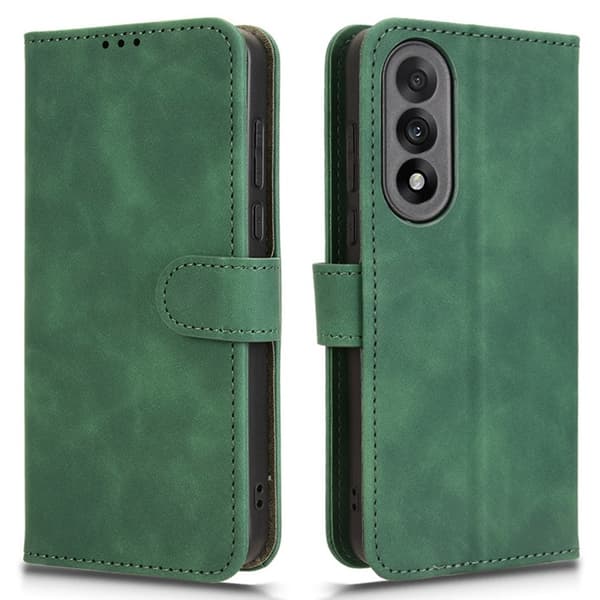 OnePlus Nord 5 Plånboksfodral Skin Feel Konstläder - Grön Grön
