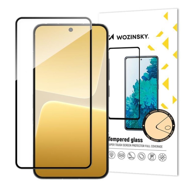 Wozinsky Xiaomi 13 Härdat Glas Skärmskydd - Svart