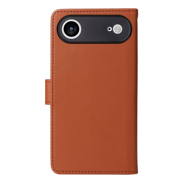 BETOPNICE iPhone Air Magnetic Plånboksfodral Konstläder - Brun