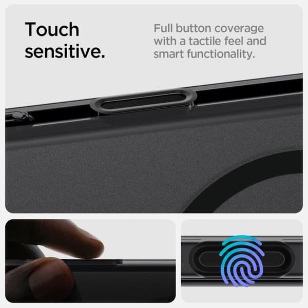 Spigen telefontaske til iPhone 16 Pro Max MagSafe Ultra Hybrid „T“ - Sort Svart