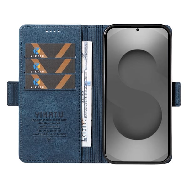 YIKATU Samsung Galaxy S26 Ultra Plånboksfodral Pattern Konstläder - Blå