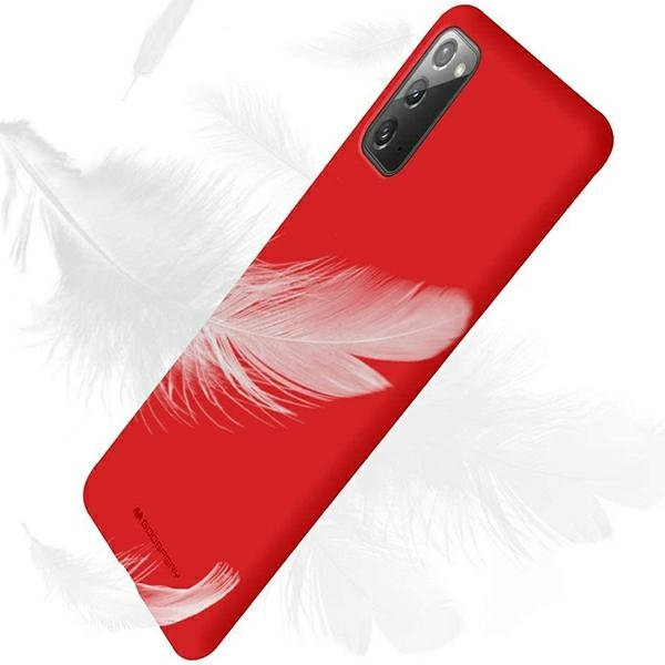 Mercury Telefontaske til iPhone 15 Soft - Rød