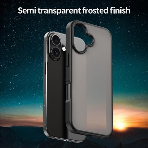 Mobilskal till iPhone 17 Skin Touch Matte Svart