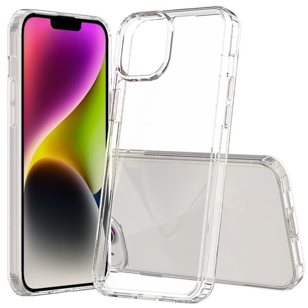 BOOM iPhone 15 Plus Mobilskal Akryl TPU - Gennemsigtig Transparent