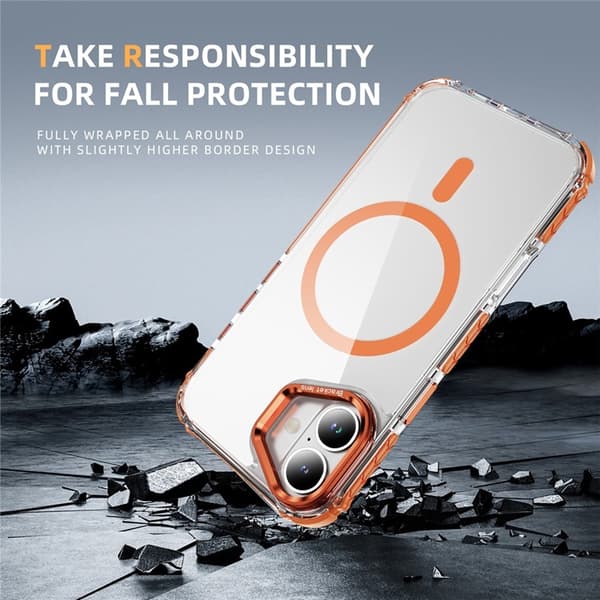 Mobilskal till iPhone 17 MagSafe Kickstand - Orange Orange