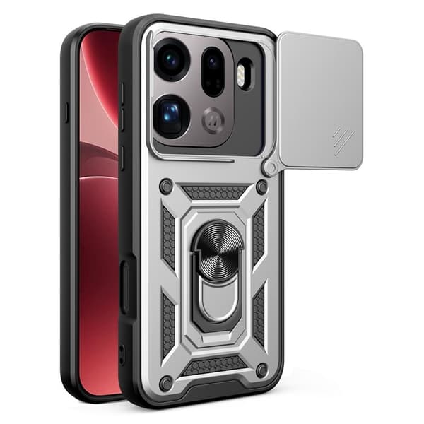AMORUS Mobilskal till Oppo Find X9 Pro 5G Plast - Silver
