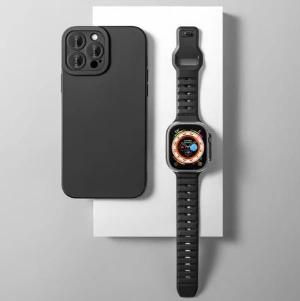 Apple Watch 4/5/6/7/8/SE (38/40/41mm) Rugged Band - Grå Grå