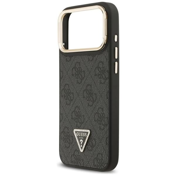Guess Mobilskal till iPhone 17 Pro Max MagSafe Triangle Logo & Stand Svart