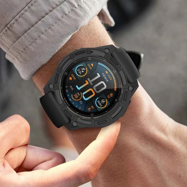 Tech-Protect Garmin Fenix 8 (47mm) Taske Defense Air - Sort Svart
