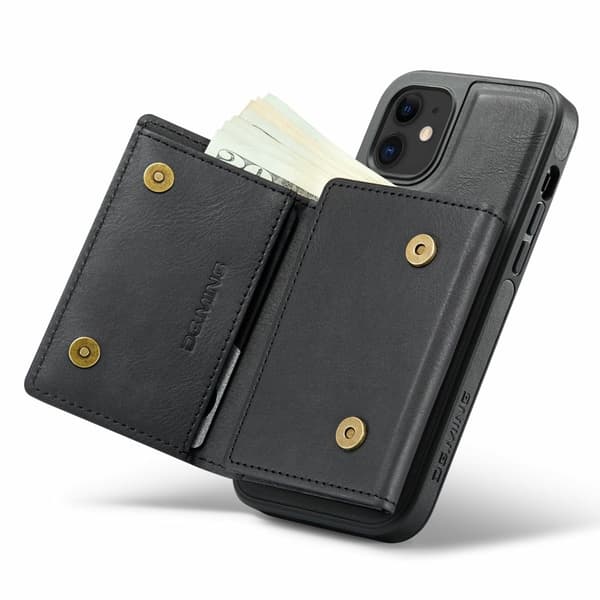 DG.MING M6 Series Mobilskal till iPhone 12/12 Pro Magnetiskt Svart
