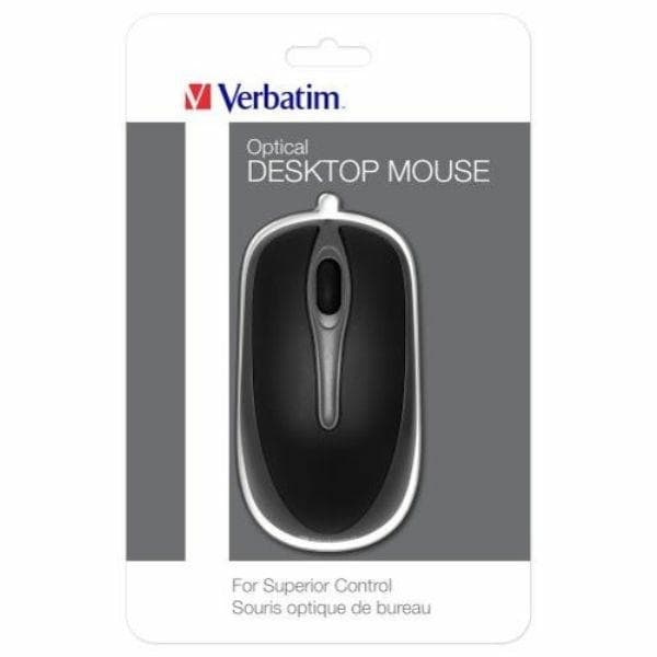Verbatim Optisk Mus USB-A 1000 dpi - Svart