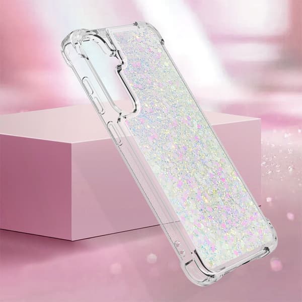 Mobilskal till Samsung Galaxy S26 Pro TPU Glittrande Stötsäker - Laser / Hjärtan