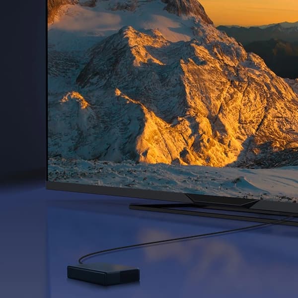 Baseus HDMI 8K Kabel 2m High Definition - Svart Svart