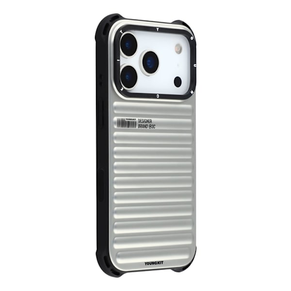 YOUNGKIT Mobilskal till iPhone 17 Pro Max MagSafe Suitcase - Silver Silver