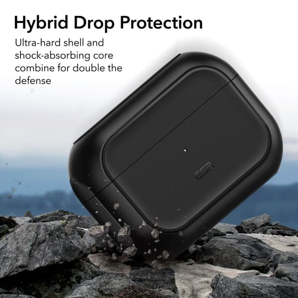 ESR Magsafe Airpods Pro 1/2 Skal Orbit Halolock - Sort Black
