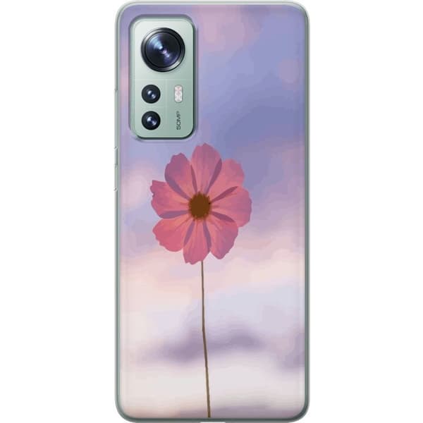 Mobilcover til Xiaomi 12 med Rosa blomst