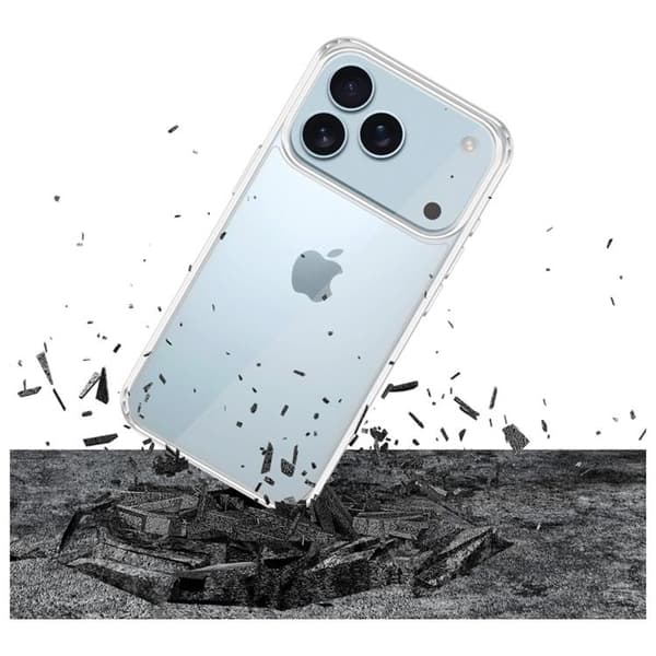 3MK Telefontaske til iPhone 17 Pro Armor - Gennemsigtig Transparent