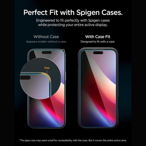 Spigen [2-Pack] Härdat Glas Skärmskydd För iPhone 18 Pro Max/17 Pro Max Privacy