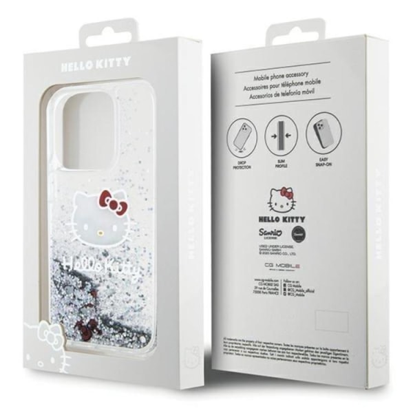 Hello Kitty iPhone 14 Pro Max -mobiilikotelo Liquid Glitter Charms Ki