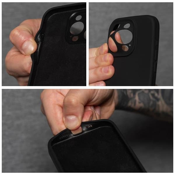 Telefontaske til iPhone 16 Plus Silikone 2mm - Sort Black