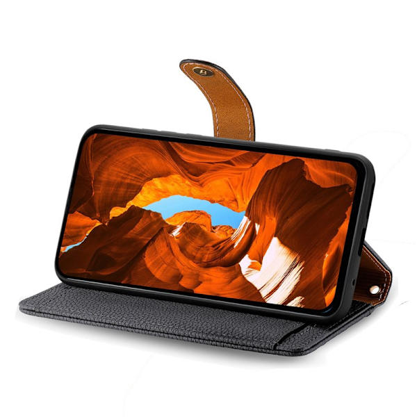 Plånboksfodral för Samsung Galaxy S26 Plus RFID Blocking - Svart