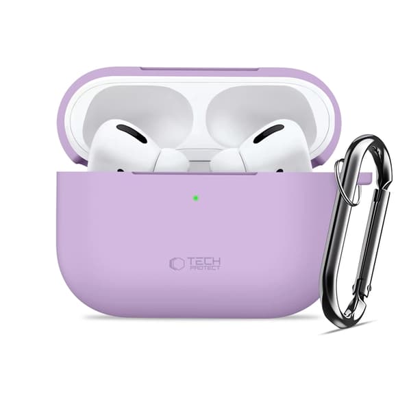 Tech-Protect Apple Airpods Pro 3 Taske Silikone Krog - Lavendel Lila