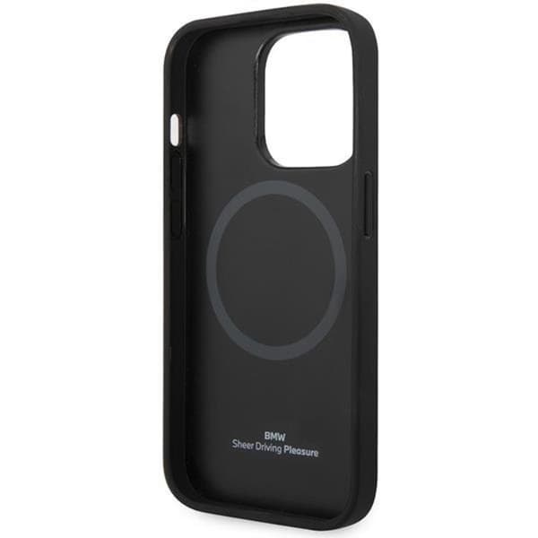 BMW Mobilskal till iPhone 14 Pro Magsafe Läder Hot Stamp