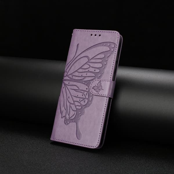 Samsung Galaxy A57 Plånboksfodral Konstläder Flip Skydd - Lila