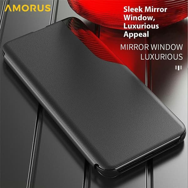Amorus Mobilskal till iPhone 17 Pro Folio Flip Stativ - Svart Svart