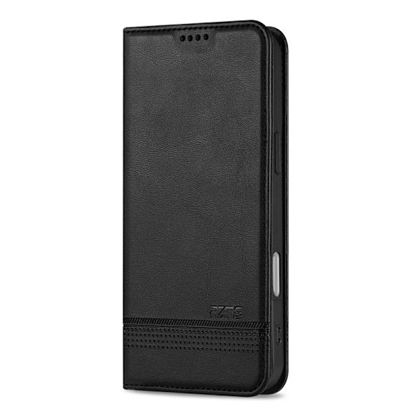 AZNS iPhone Air Plånboksfodral Konstläder - Svart