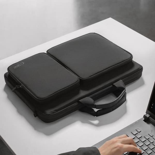 Tech-Protect Datorfodral 17" Defender - Svart Svart