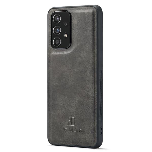 DG.MING Galaxy A53 5G Plånboksfodral i Äkta läder - Grå