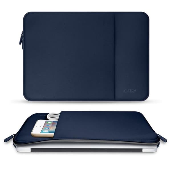 Tech-Protect Datorfodral 15-16" Neopren - Marinblå Blå